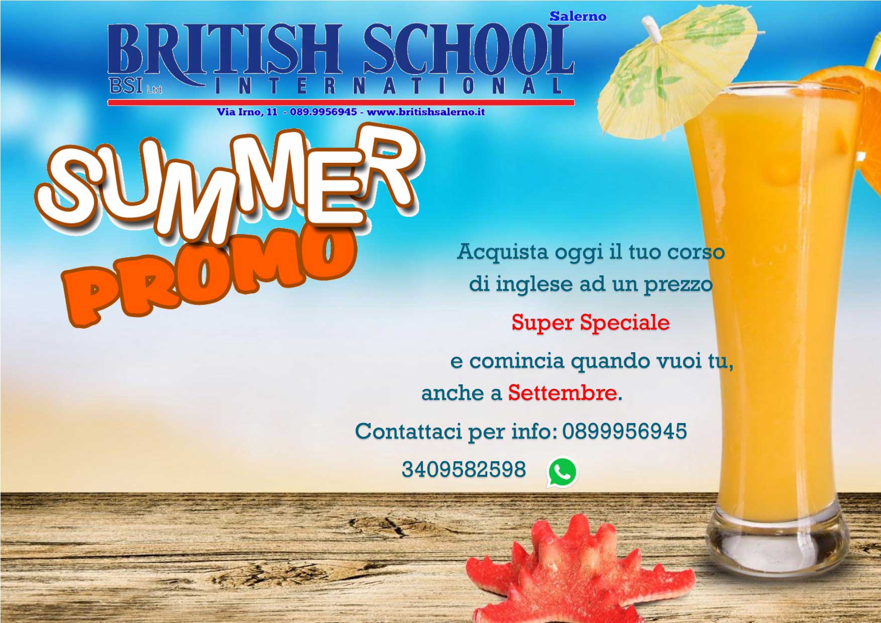 summer promo 2017 della british school salerno